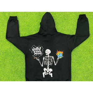 Conjunto Deportivo Informal para Hombre, Sudadera con Capucha y Pantalones Deportivos Estampados, para Correr, Talla Adulto, 100% Algodón - Product Image 2