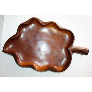 Nouvelle conception de plateau et assiette à collations en bois fournisseur de gros pour la maison ustensiles de cuisine comptoir serveur vaisselle assiette - Product Image 1