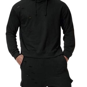 Top notch hommes Slim Fit en détresse survêtement Jogging porter avec grande taille caractéristique vente chaude conception à la mode pour l'hiver - Product Image 6
