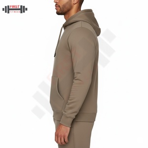 Sweat-shirts et pantalons de sport d'extérieur pour hommes, respirants, en polaire, avec cordon de serrage, capuche, pour l'entraînement d'hiver, équipement de course à pied, best-seller - Product Image 3