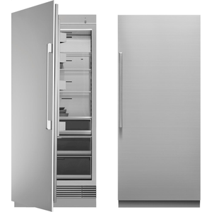 21,6 Cu. Réfrigérateur colonne électrique intelligent de 36 pouces avec connectivité Wi-Fi, caméra de visualisation à distance intégrée et ouverture par pression - Product Image 4