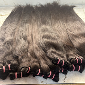 Trama de máquina India recta, cabello humano Natural de un solo dibujo, paquetes de 100g, extensión virgen Remy de origen templo, venta al por mayor - Product Image 1