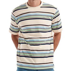 Camisas informales a rayas de manga corta para hombre, ligeras y transpirables, ideales para verano y uso diario, camisas de talla grande para hombre, OEM - Product Image 1