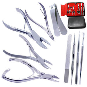 CE ISO Certified 7Pcs Manual Stainless Steel Podiatry Instruments <b>Kit</b> for Ingrowing <b>Nail</b> & Toe Surgery Hosanna Surgical - Product Image 4