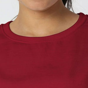 Sudaderas con Capucha Personalizadas de Felpa Francesa con Hombros Caídos y Cuello Alto, Sudaderas de Algodón de Alta Calidad con Cuello Redondo, Estilo Urbano de Invierno para Mujer - Product Image 4