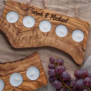 Bougie parfumée artisanale écologique avec support carré en bois massif à prix très raisonnable, design personnalisé disponible - Product Image 3