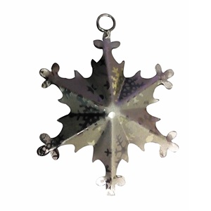 Nuevo diseño 2025, decoración navideña colgante de Metal, estilo clásico de alta calidad, venta al por mayor para uso doméstico, artículo de artesanía india - Product Image 1