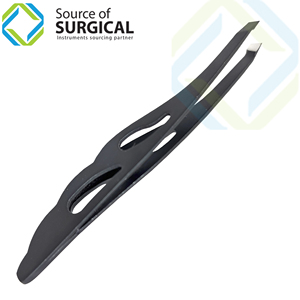 Pinzas de Precisión para Cejas y Pestañas Source Surgical, de Acero Inoxidable Premium, Ligeras, Duraderas, con Punta Puntiaguda, para el Cuidado de Cejas y Pestañas - Product Image 2
