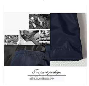 Chaqueta cortavientos ligera Varsity para hombre 2023, superventas, de talla grande, logotipo personalizable, capucha extraíble, High Street Patchwork - Product Image 5