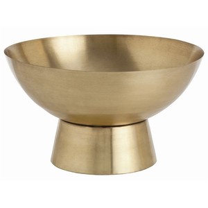 Vente en gros de bol de service en métal unique en laiton au design moderne et vintage, finition de luxe faite à la main, logo personnalisé, mariages et fêtes - Product Image 3