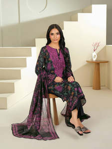 Meilleure qualité légère et aérée Shalwar Kameez Dupatta toutes les saisons pelouse imprimée pour les femmes indiennes pakistanaises tissu Georgette de qualité - Product Image 6