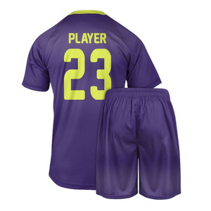 Nouveaux ensembles de maillots de football pour hommes, ensembles de maillots d'entraînement de football, manches courtes, 100% coton, écologiques, légers, personnalisés - Product Image 2