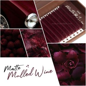 Extensions de cils Charmlash en gros, cils individuels bruns, extensions de cils individuelles en volume, volume russe, brun mat - Product Image 4