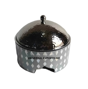 Cazuela de diseñador hecha a mano de Venta caliente, calentador de alimentos de Metal de estilo clásico con acabado dorado, nueva olla caliente de Metal más vendida - Product Image 4