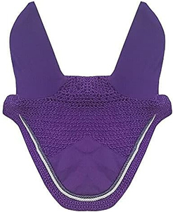 Ganchillo hecho a mano para montar a caballo, capó de mosca, cubierta de oreja de óxido para espectáculo ecuestre y doma, velo de mosca para caballos, Red de oreja de óxido - Product Image 5