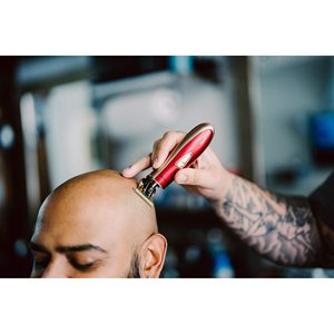 Tondeuse à cheveux sans fil professionnelle pour hommes, autonomie de 90 minutes, tondeuse à barbe à lames à écartement zéro, en acier inoxydable, pour salon de coiffure - Product Image 3