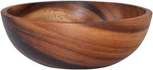 Bol en bois pour servir des fruits secs bol à mélanger rond bol à Dessert en bois taille personnalisée en bois de mariage accepté emballage personnalisé - Product Image 3