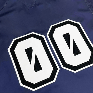 Maillots de football américain personnalisés imprimés sur mesure, design d'origine, 100 % polyester, séchage rapide, respirants, manches courtes - Product Image 4