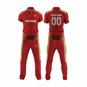 Sublimación personalizada Cricket uniforme para los hombres de alta calidad 100% poliéster Jersey pantalones ligeros de secado rápido logotipo del equipo personalizado - Product Image 3