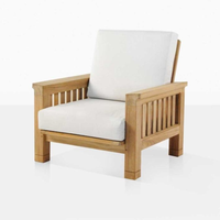 Meilleures ventes : Canapé-lit Arjuna en teck avec coussins résistants à l'eau, design minimaliste, chaise de salon extérieure, qualité hôtelière