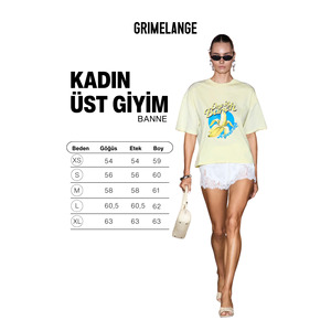 T-shirt pour femme GRIMELANGE BANNE en tissu doux 100% coton biologique avec détails imprimés - Product Image 6