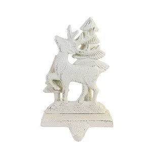 Vente chaude En Métal Porte-Bas De Noël Renne Père Noël Traîneau Flocon De Neige Or Étoile Festive Décor De Vacances - Product Image 4