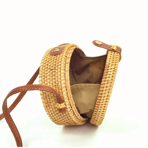 Sacs de paille avec logo imprimé personnalisé Sacs de paille élégants Sacs à main de paille à bandoulière pour dames personnalisés Produits en gros - Product Image 2