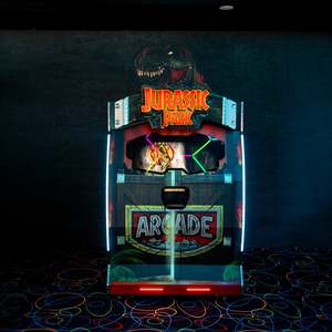 Máquina de Arcade de Tiro HD Jurassic Park 55 de Raw Thrills - Product Image 1