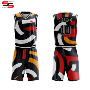 Uniforme de baloncesto de sublimación deportiva de alta calidad con logotipo personalizado a bajo precio, nuevo estilo y diseño, kit de uniforme de baloncesto para hombre - Product Image 3