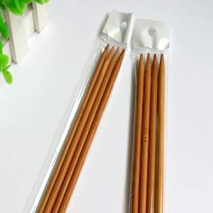 Aiguilles à tricoter en bambou carbonisé à double pointe, 15 tailles, 6 pouces (15 cm), aiguilles à tricoter en bois de sheesham - Product Image 6