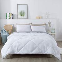 Échantillon gratuit couette alternative en duvet réversible extra chaude ultra douce lavable en machine literie couette insérer pour toutes les saisons