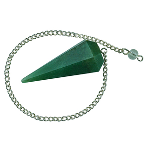 หินคริสตัลธรรมชาติสำหรับรักษาลูกตุ้มเนไฟรไลต์หยกสีเขียว - Product Image 2