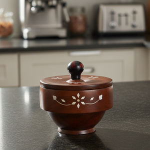 Joyero de Madera de Alta Calidad, Hecho a Mano, Estilo Moderno y Lujoso, Diseño Compacto y Portátil para Guardar Joyas de Forma Segura - Product Image 4