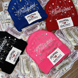 Prix de gros, bonnets d'extérieur avec votre logo, matériau personnalisé, bonnets en strass pour la vente en ligne - Product Image 6