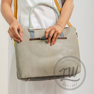 LW Handcrafted Genuine Leather Vintage Multi-Color Tote <b>Bag</b> for Women Portable <b>Summer</b> and Winter Fashion Trending for 2024 - Product Image 4