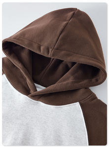 Lourd 100% coton hiver Couple Hip Hoodies ensemble en gros broderie unisexe coupe régulière à capuche et pantalon de survêtement ensemble - Product Image 3