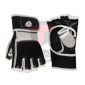 Guantes de MMA de Cuero Duradero de Alta Calidad, Diseño de Logotipo Personalizable, Cómodos, Ligeros, Ajuste Universal para Artes Marciales y Boxeo - Product Image 1