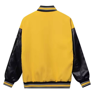 Chaqueta universitaria de invierno de alta calidad para hombre, logotipo personalizado, cuello levantado, el mejor Material, chaqueta de béisbol universitaria Popular para hombre - Product Image 2