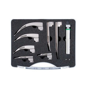 Laryngoscope Miller Ensemble complet de 5 lames en boîte-Laryngoscope Kit toutes gammes Laryngoscope à fibre optique pour la gorge - Product Image 2