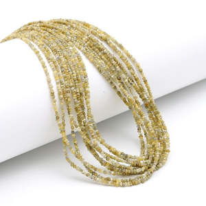 Perles de diamant brut jaune naturel non taillées pour la fabrication de bijoux - Product Image 3