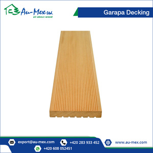 Cubierta de madera maciza de Garapa de diseño moderno, superficie de 25x145mm con lengüetas/ranuras - Product Image 3