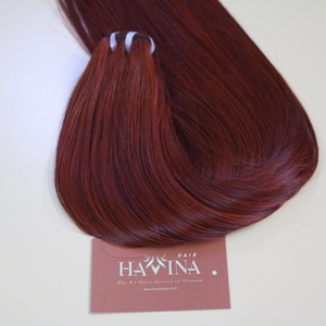 Vente en gros Super vente 100% vietnamien Super Double dessiné brut vierge faisceaux de cheveux humains os droit Remy cheveux de couleur brune - Product Image 5