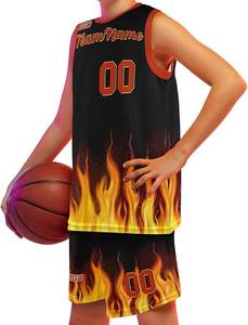 Ensembles d'uniformes de basket-ball de haute qualité, légers, respirants, grande taille, couleur personnalisée pour hommes adultes - Product Image 3