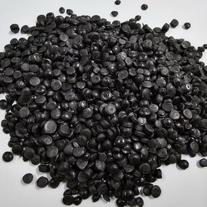 Granulés de résine HDPE noirs recyclés 100 mesh, qualité moulage par injection, sac de 25 kg, sac doré, partenariat limité TH;59 - Product Image 2