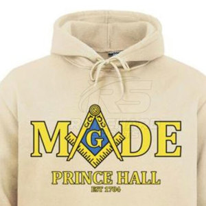 Pull à capuche imprimé maçonnique, sweat-shirt maçonnique, emblème maçonnique, pull en coton mélangé - Product Image 2