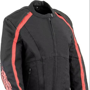 Chaqueta de invierno textil negra de talla grande para mujer personalizada de primera calidad con detalles bordados Cierre de cremallera OEM elegante - Product Image 1