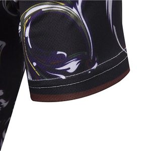 Polo personnalisé pour homme |   Tee de golf de luxe à imprimé floral baroque |   Vêtements de sport en sublimation, polos en gros, vêtements de mode d'été - Product Image 4