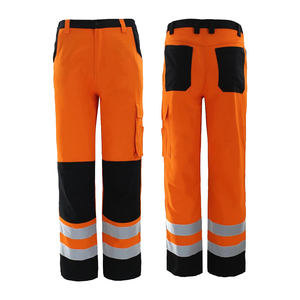 Pantalon de sécurité en nylon de haute qualité pour la construction et la sécurité routière ANSI classe 2 LED Flash Logo personnalisé - Product Image 6