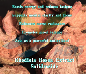 HGO Factory Direct Supply Extrait naturel pur de Rhodiola Rosea (qualité alimentaire) Spécification Salidroside 95% (extrait standardisé) - Product Image 5