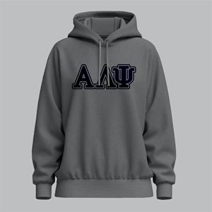 เสื้อมีฮู้ดแบบสวมศีรษะสำหรับสตรีทแวร์อัลฟาแลมบ์ดา PSI โลโก้ที่กำหนดเอง - Product Image 1